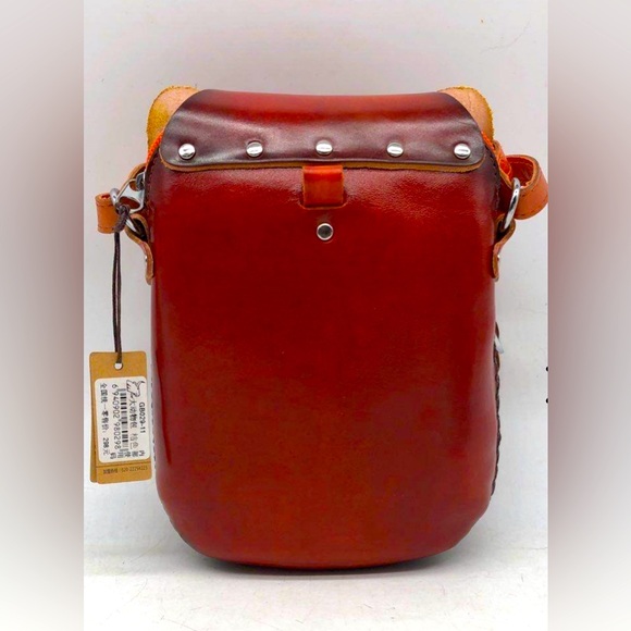 NWT Rare Japanese Hello Kitty Red Leather Crossbody Bag